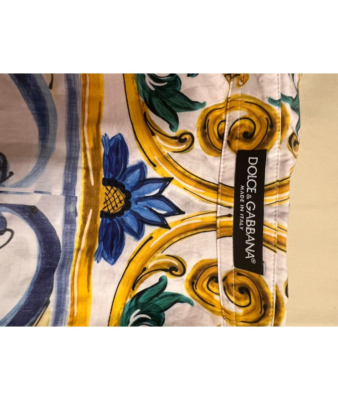DOLCE&GABBANA Мульти хлопковая рубашка, фото 2