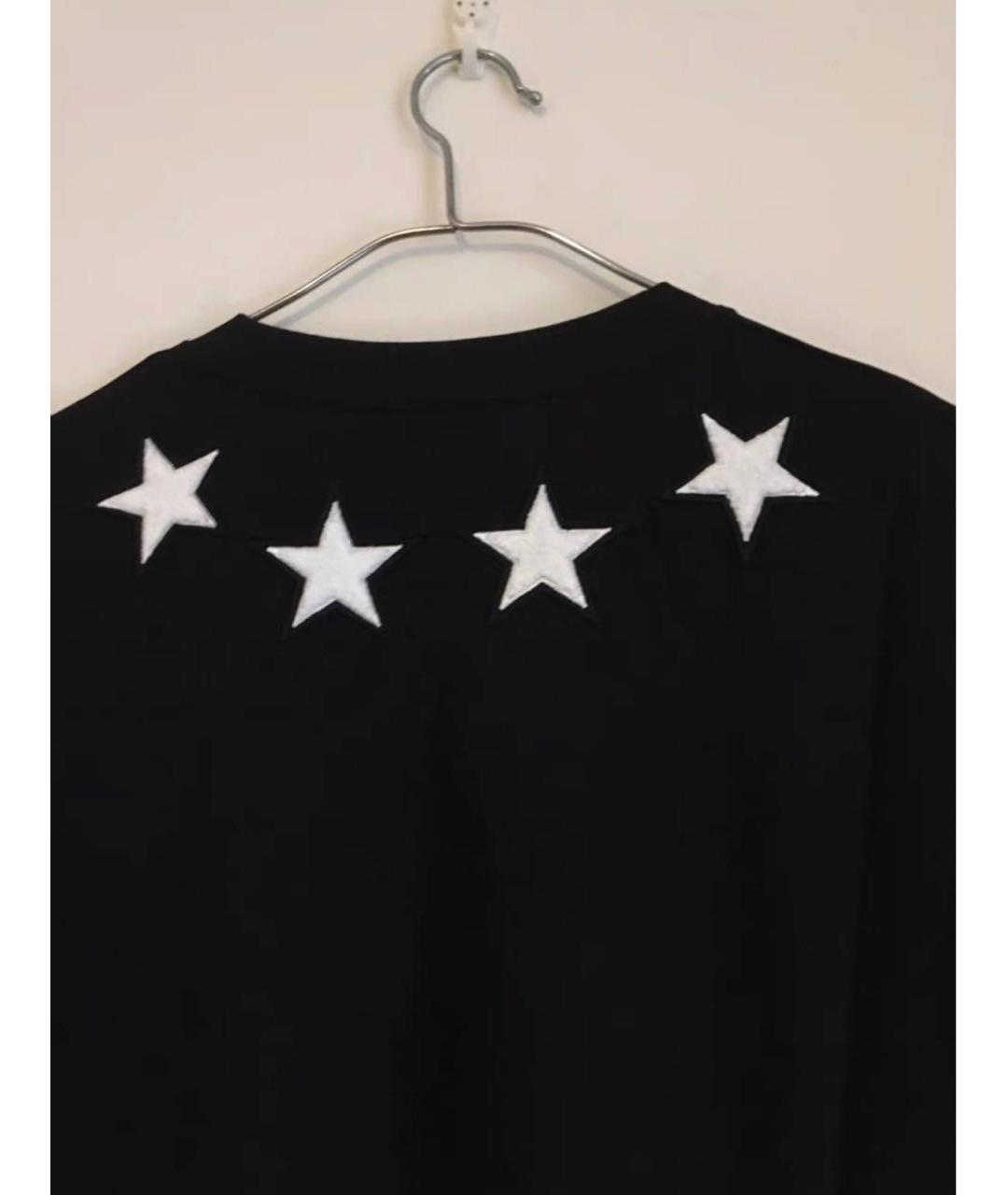 GIVENCHY Черная хлопковая футболка, фото 2