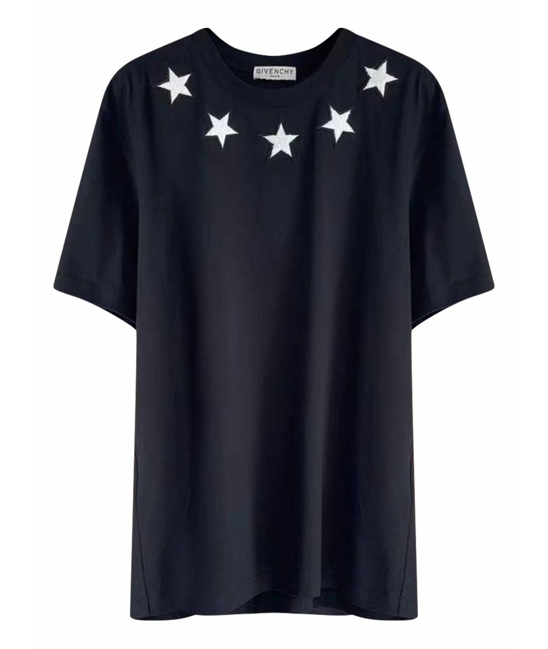 GIVENCHY Черная хлопковая футболка, фото 1