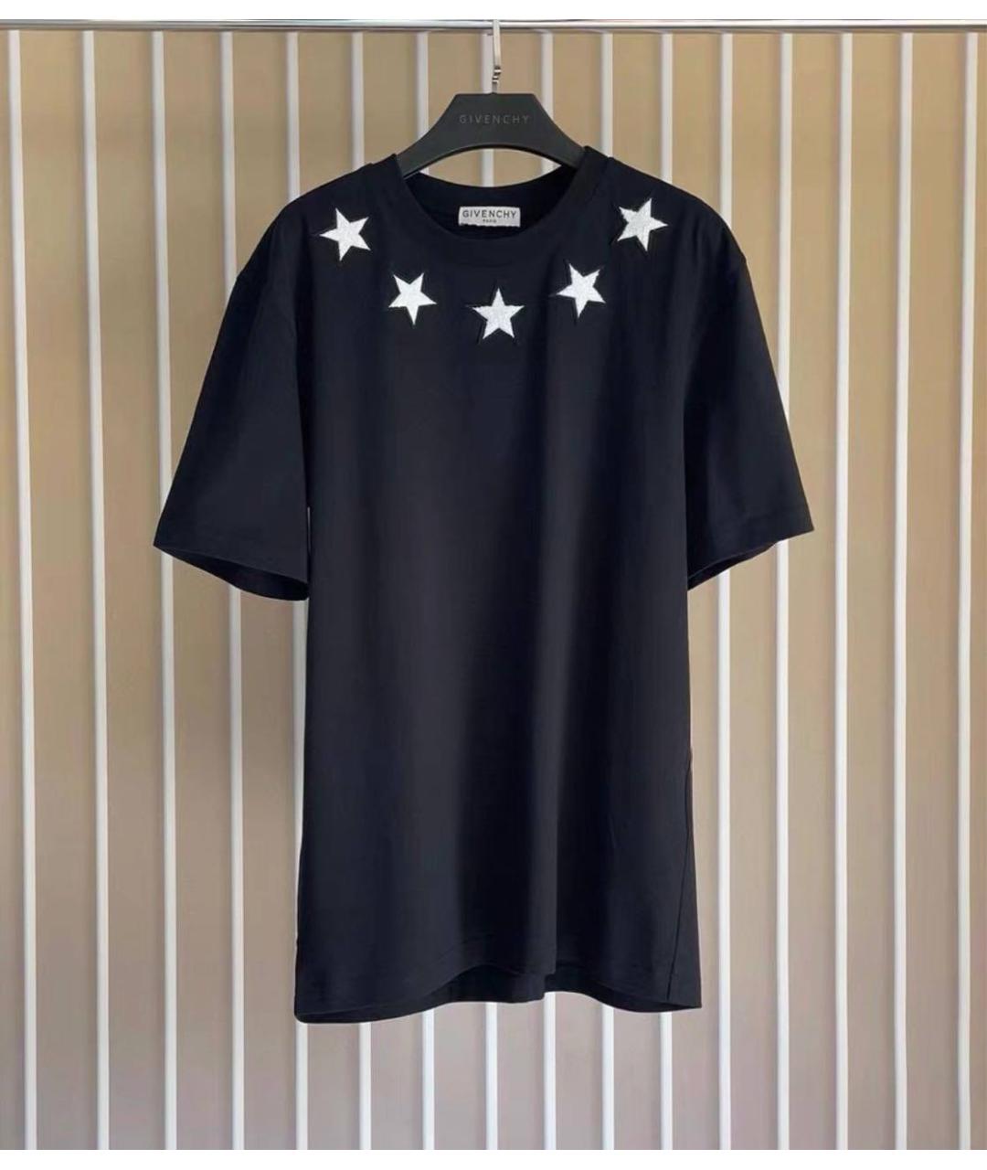 GIVENCHY Черная хлопковая футболка, фото 7