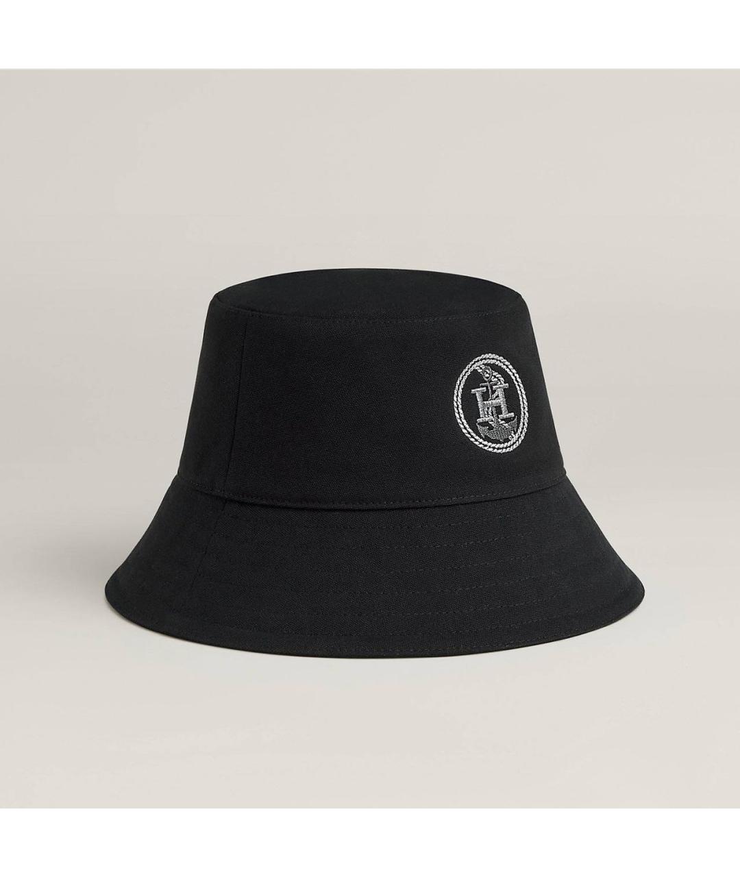 HERMES Черная панама, фото 5