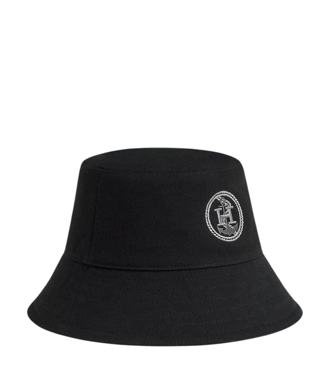 HERMES Черная панама, фото 1