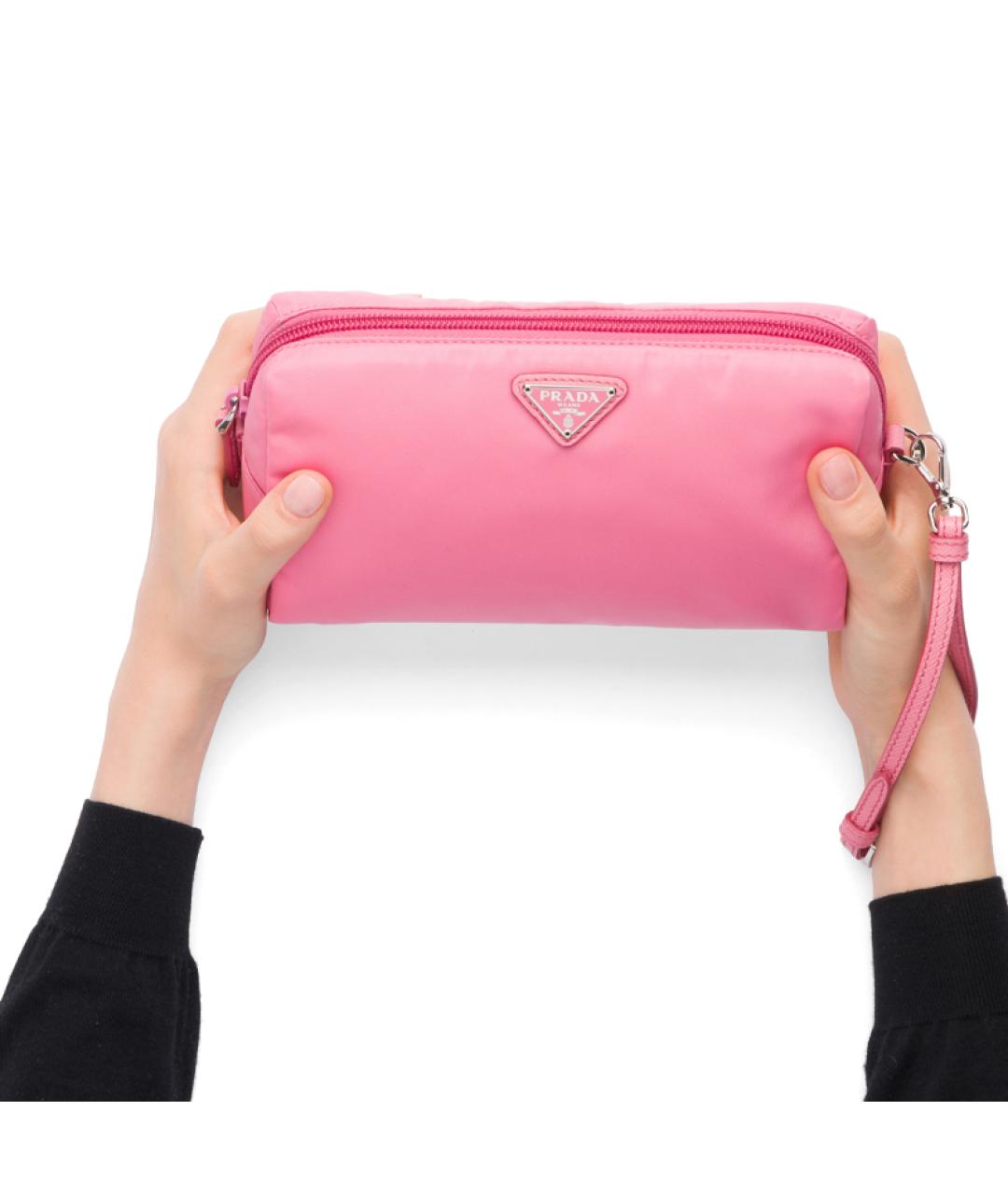 PRADA Розовая косметичка, фото 4