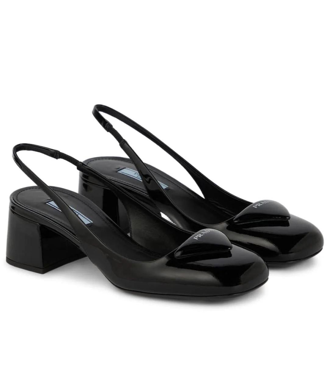 PRADA Черные туфли из лакированной кожи, фото 9