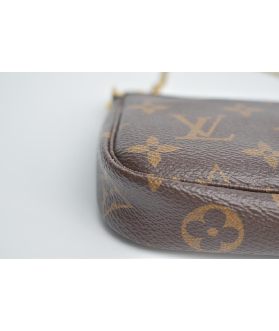 LOUIS VUITTON Коричневая сумка через плечо, фото 6