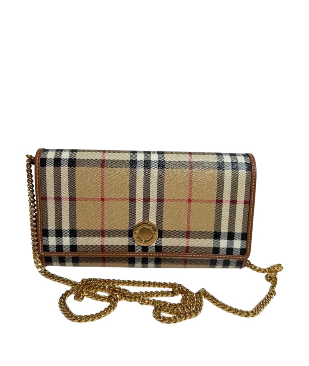 BURBERRY Бежевая сумка через плечо, фото 1