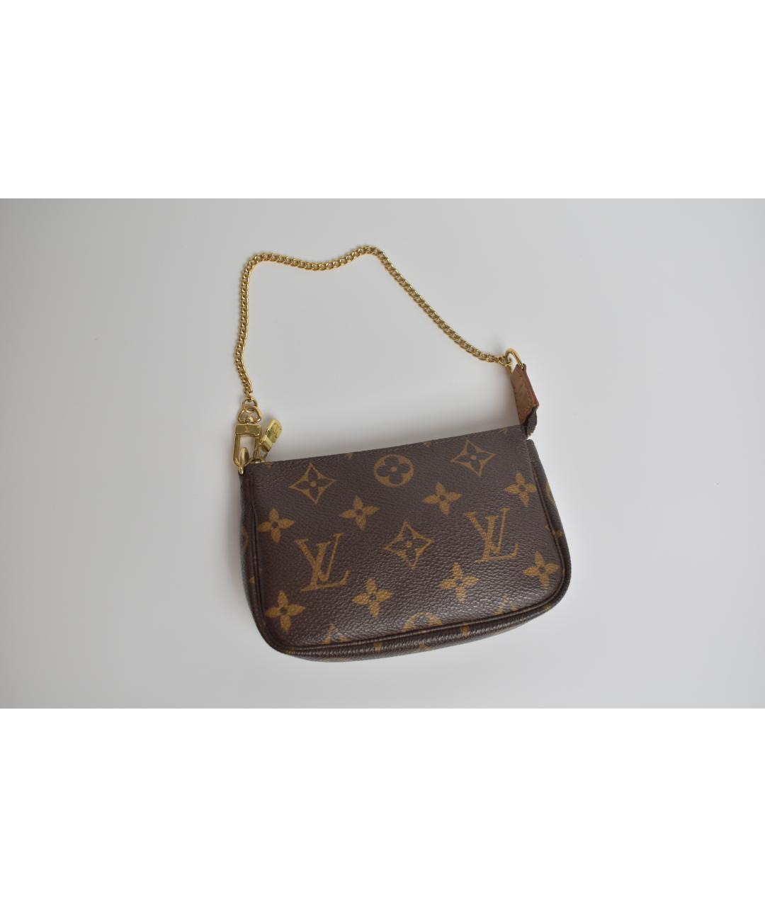 LOUIS VUITTON Коричневая сумка через плечо, фото 3