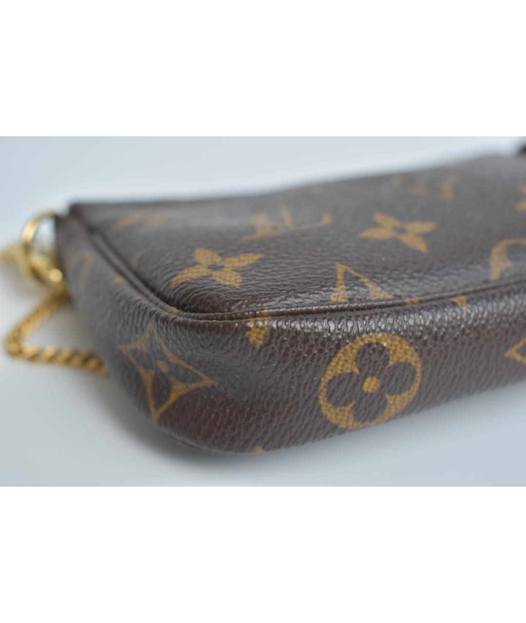 LOUIS VUITTON Коричневая сумка через плечо, фото 5