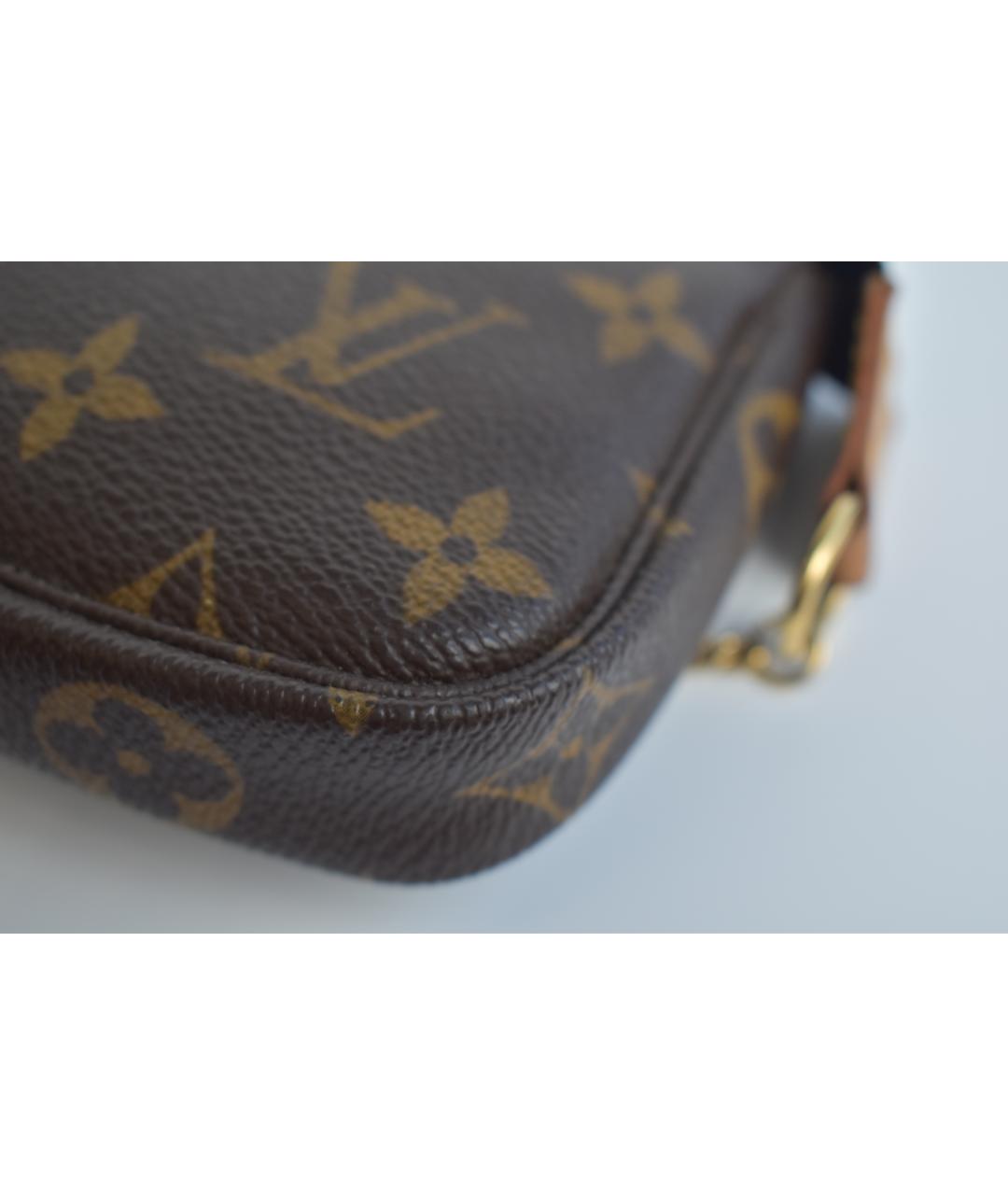 LOUIS VUITTON Коричневая сумка через плечо, фото 6