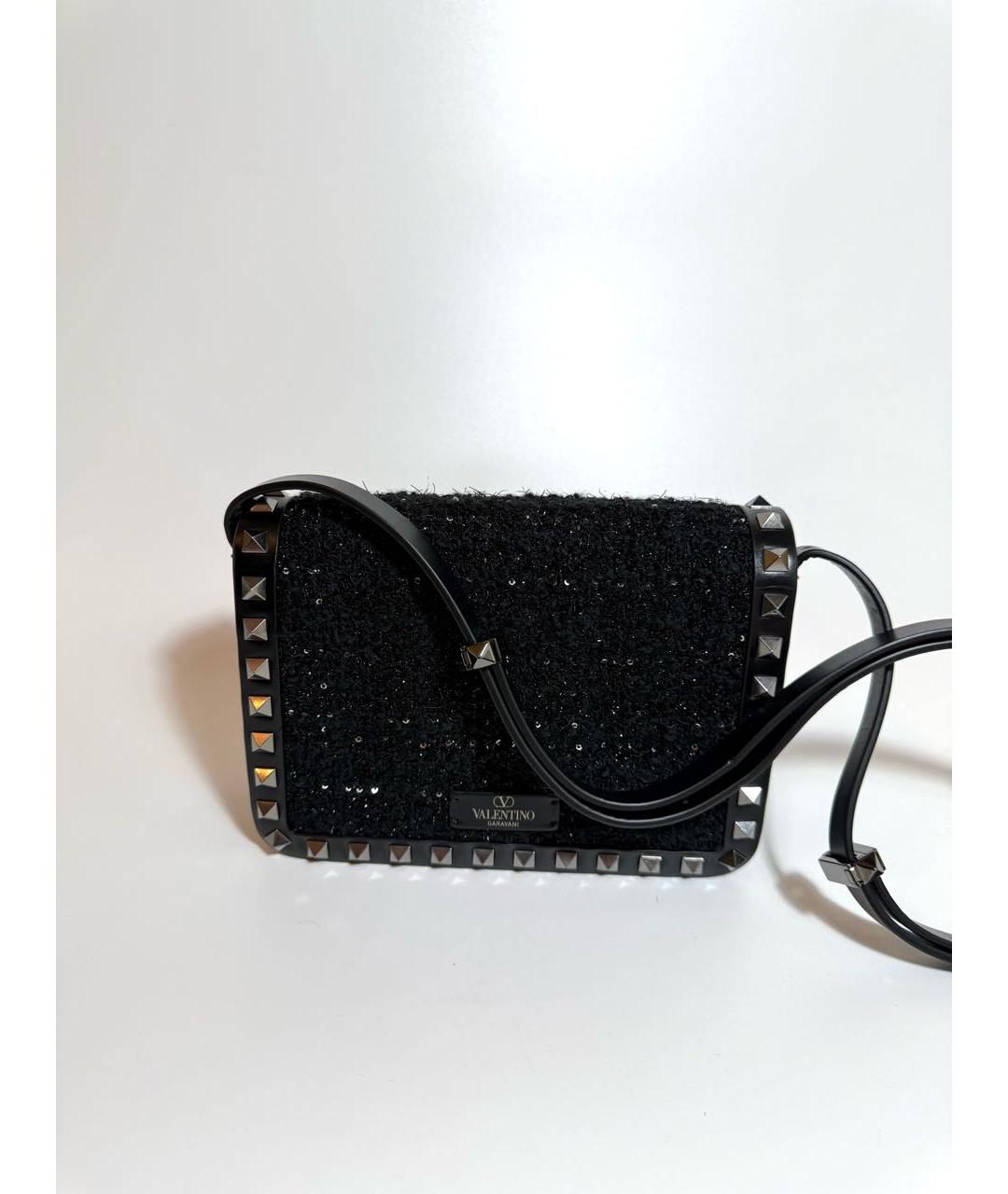 VALENTINO Черная сумка через плечо, фото 3