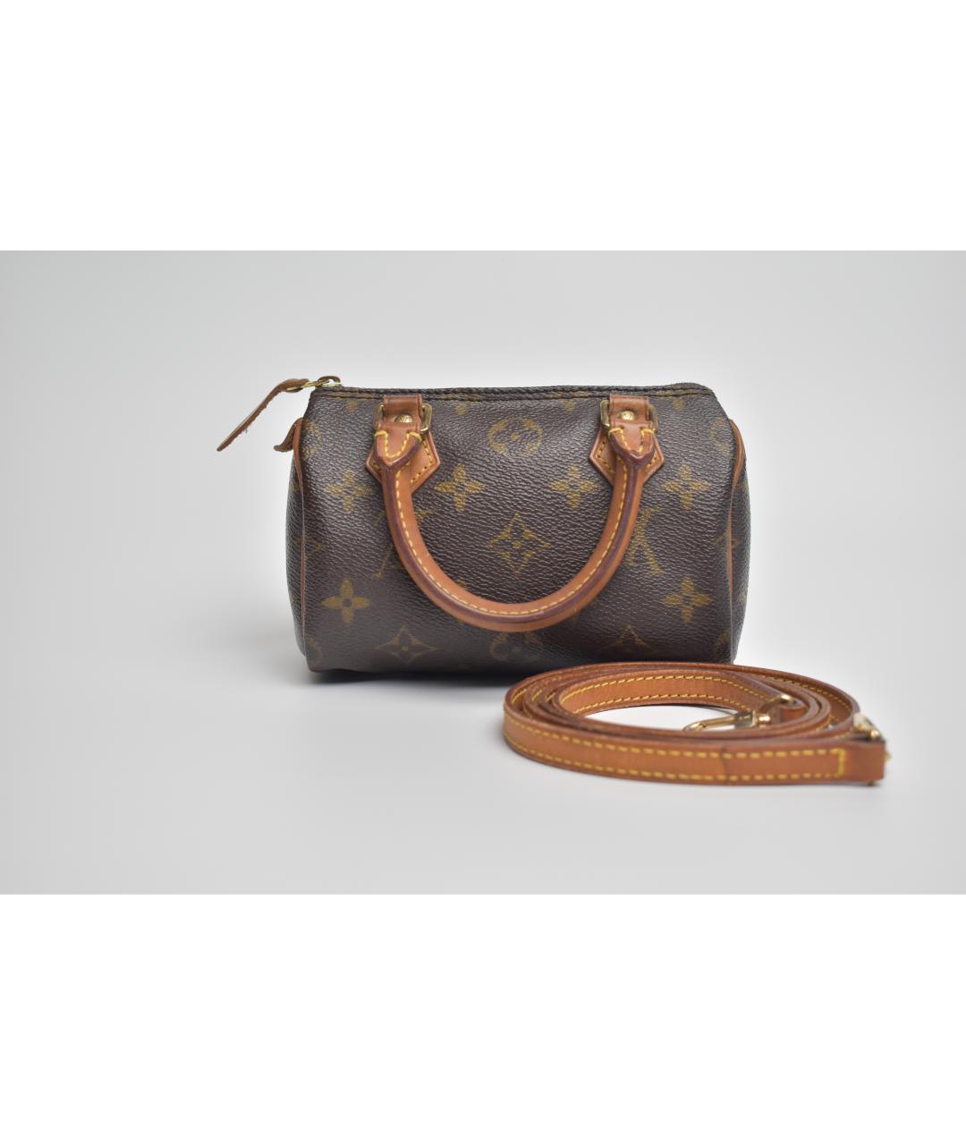 LOUIS VUITTON Коричневая сумка с короткими ручками, фото 2