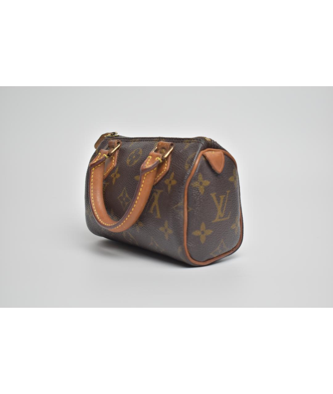 LOUIS VUITTON Коричневая сумка с короткими ручками, фото 3