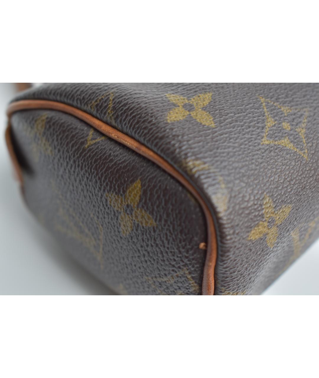 LOUIS VUITTON Коричневая сумка с короткими ручками, фото 6