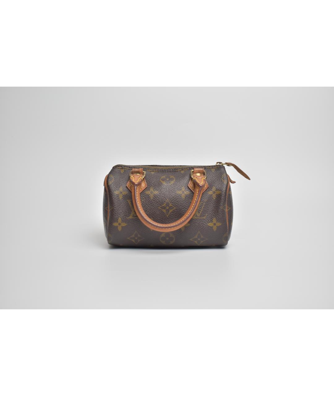 LOUIS VUITTON Коричневая сумка с короткими ручками, фото 9