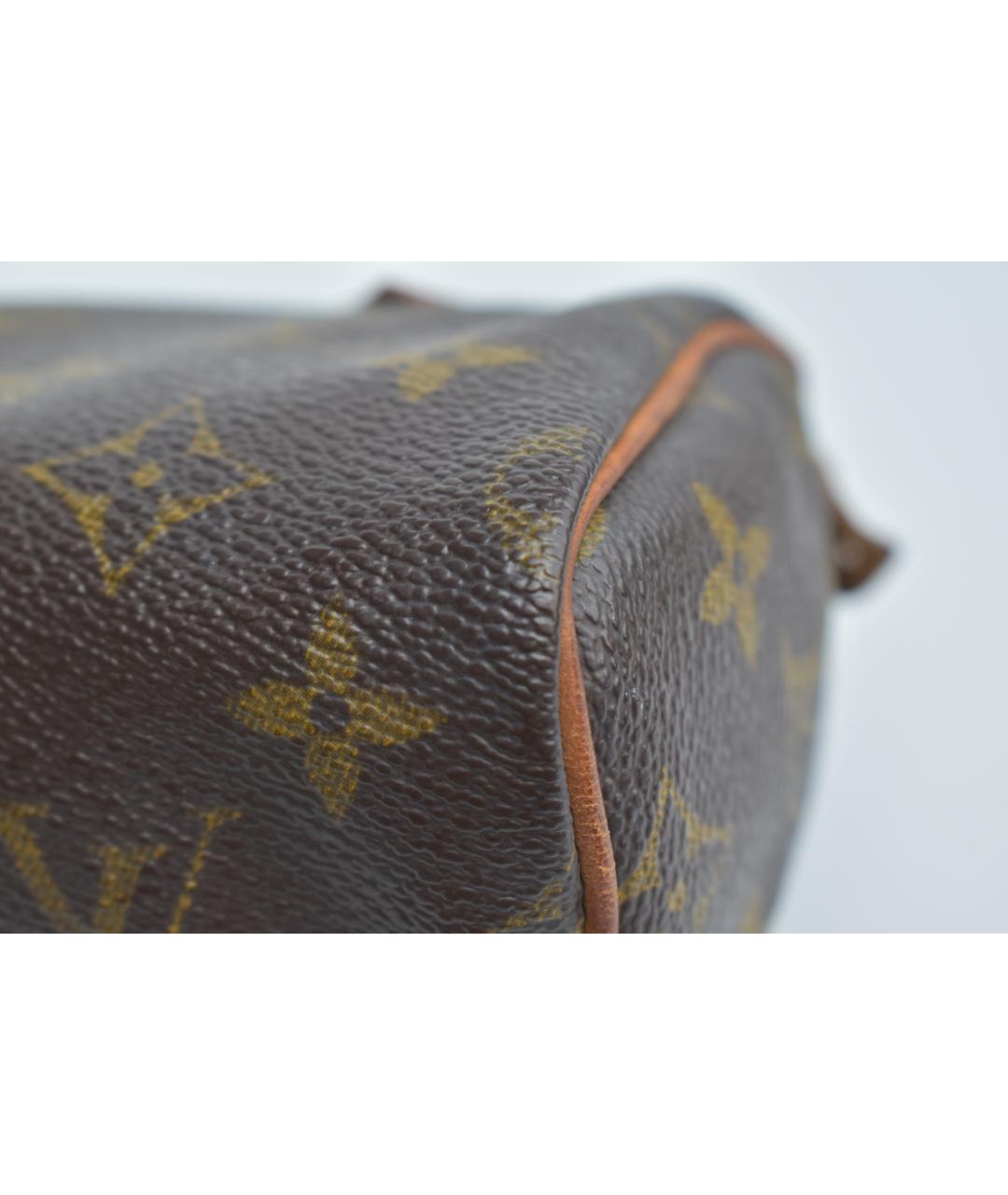 LOUIS VUITTON Коричневая сумка с короткими ручками, фото 7