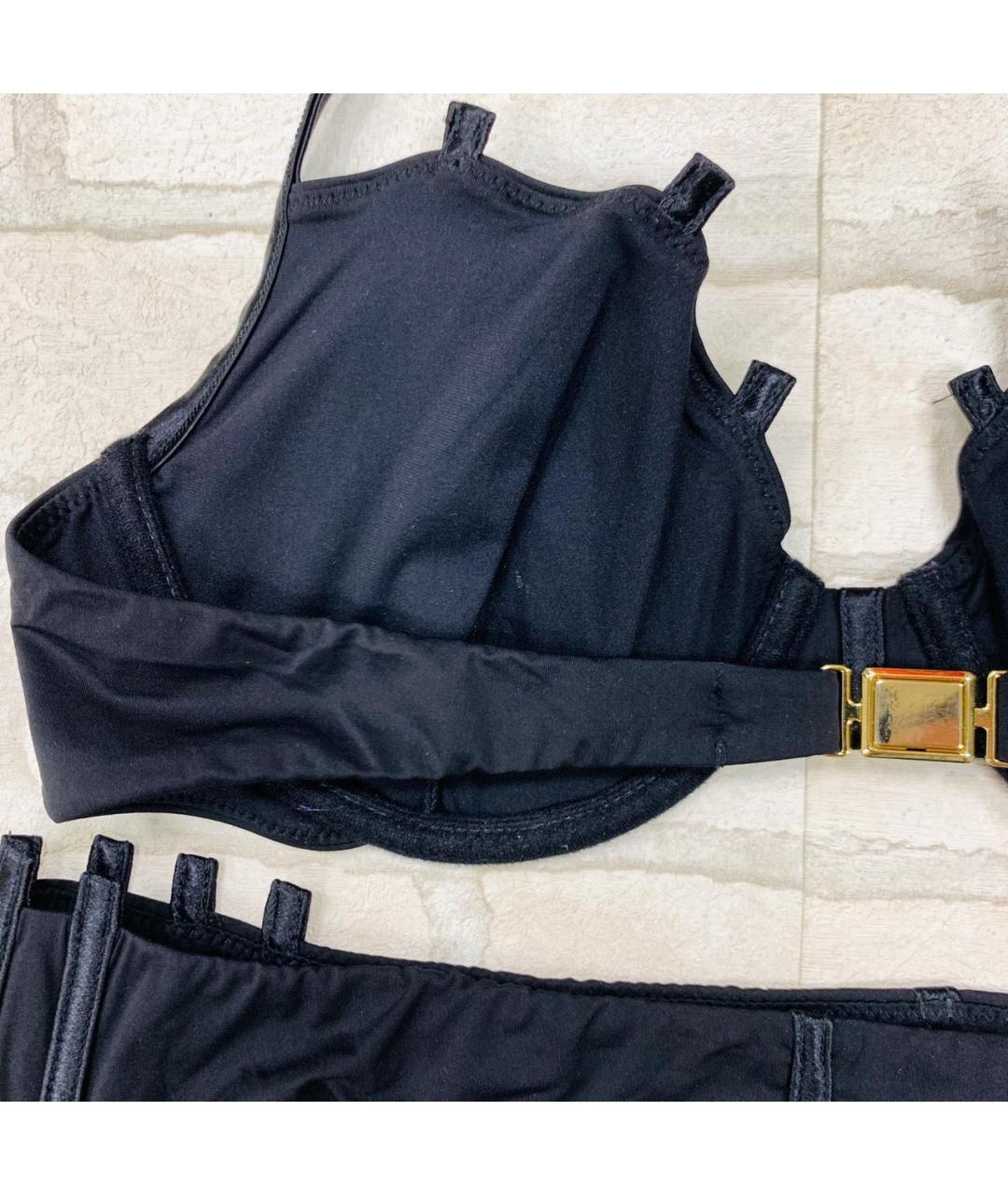 LA PERLA Черный полиэстеровый купальник, фото 7