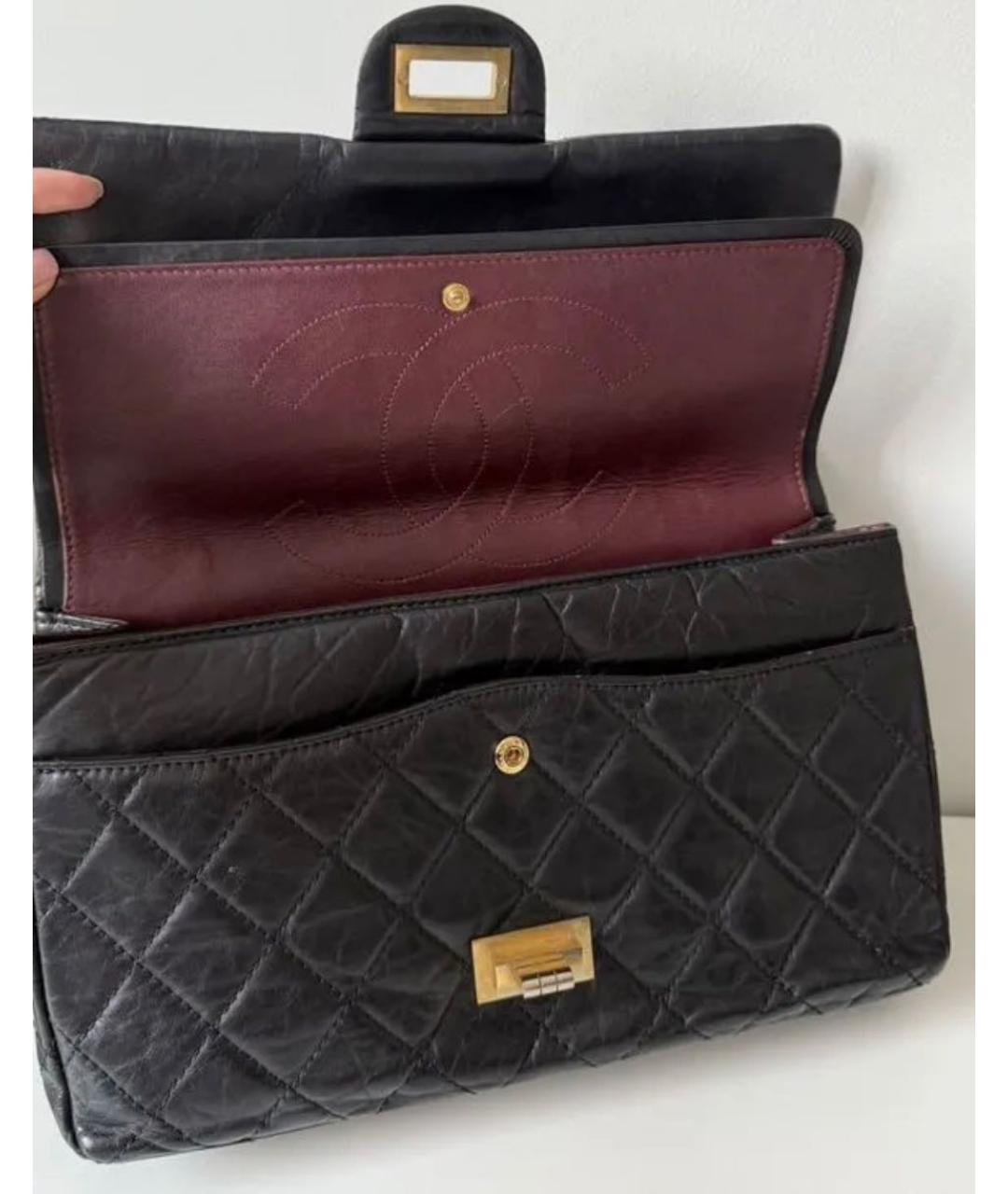 CHANEL Черная кожаная сумка через плечо, фото 4