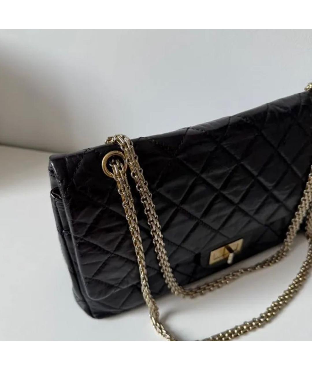 CHANEL Черная кожаная сумка через плечо, фото 2