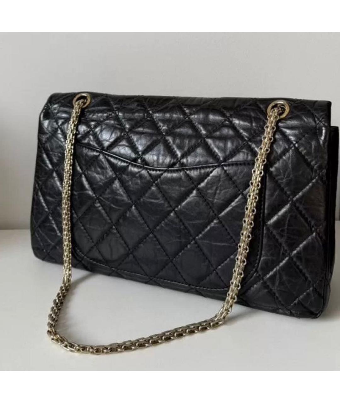CHANEL Черная кожаная сумка через плечо, фото 3