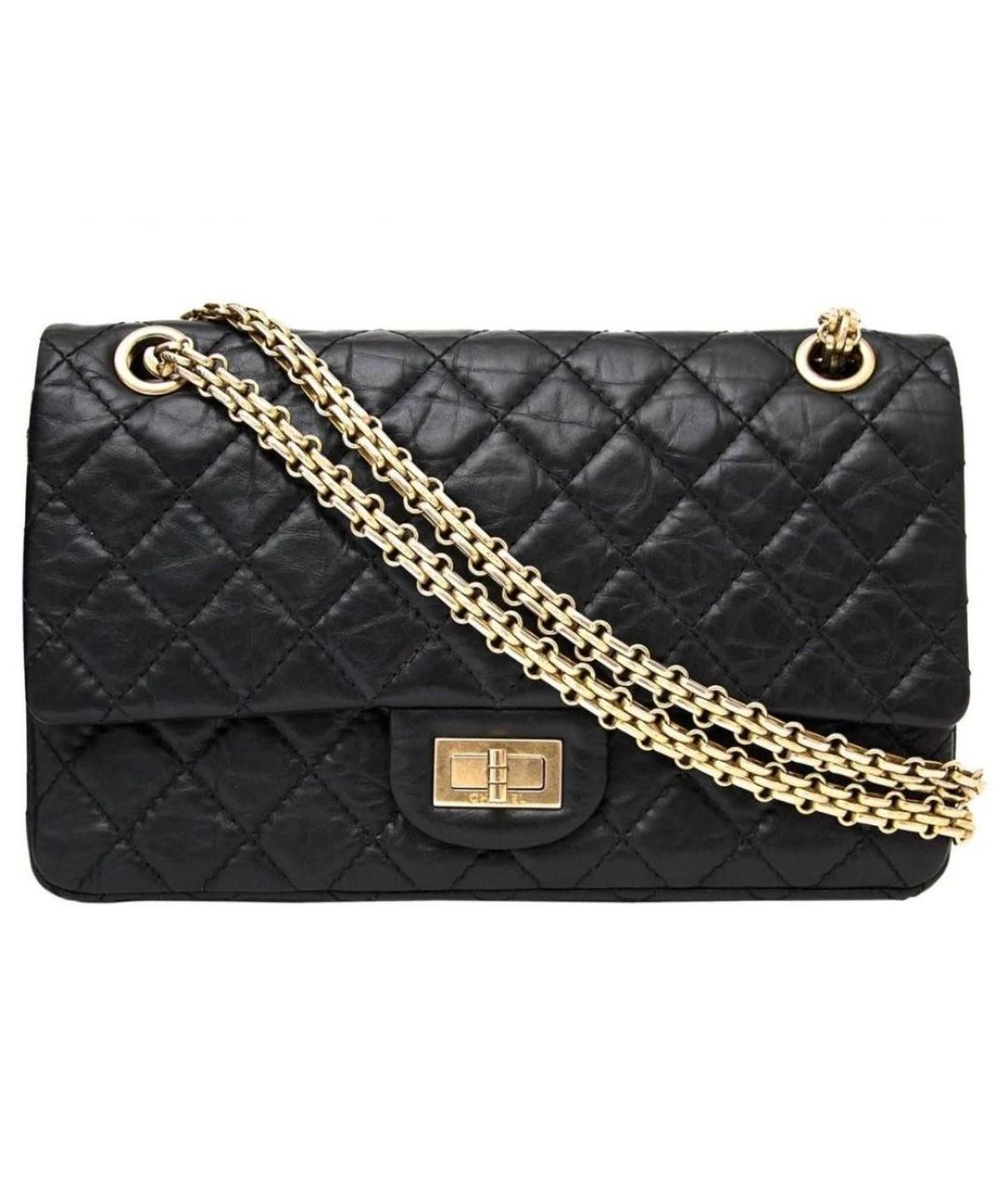 CHANEL Черная кожаная сумка через плечо, фото 9