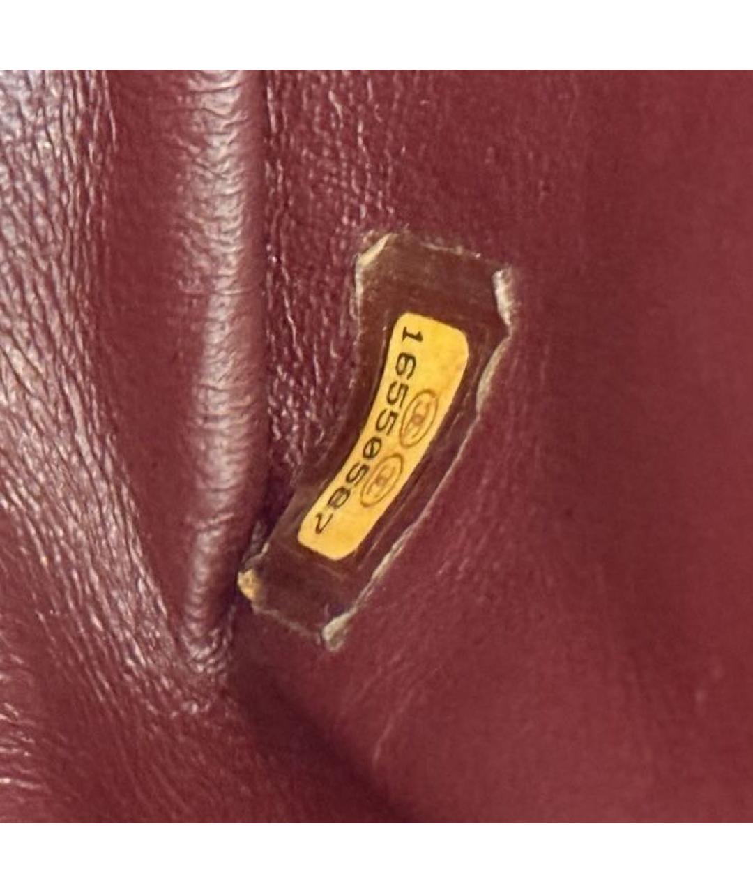 CHANEL Черная кожаная сумка через плечо, фото 7