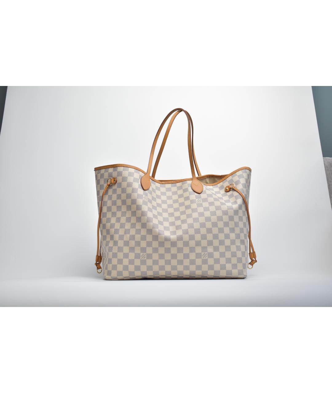 LOUIS VUITTON Белая сумка тоут, фото 3