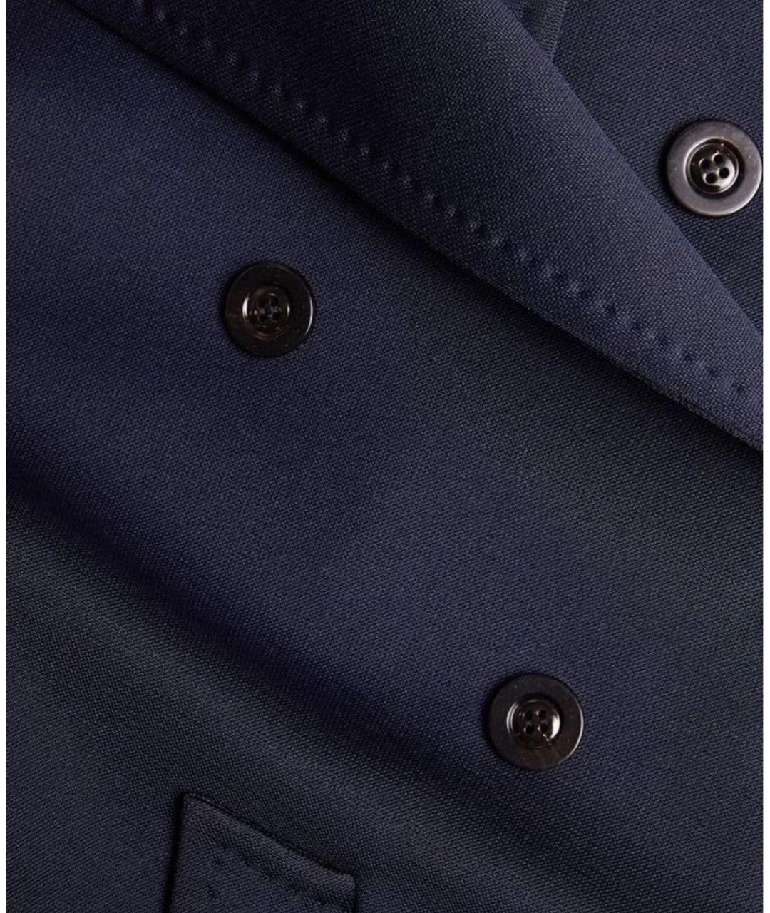 MAX MARA Синее полиэстеровое пальто, фото 6