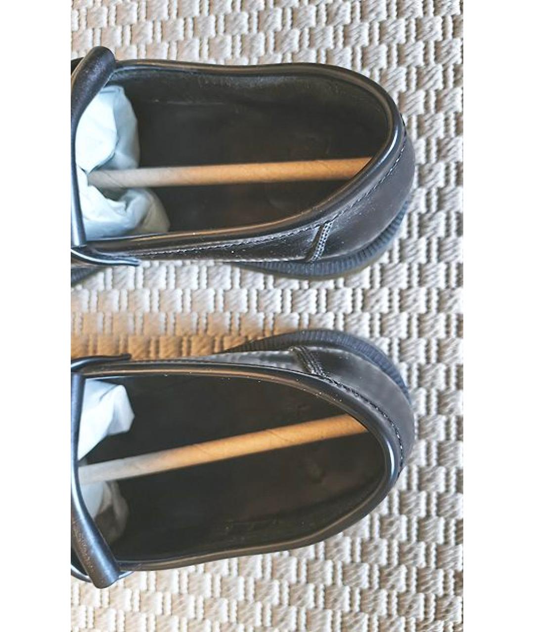 DR. MARTENS Черные кожаные лоферы, фото 3