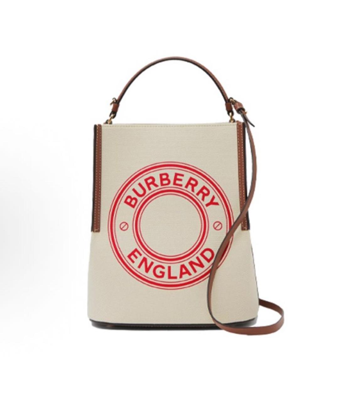 BURBERRY Бежевая сумка тоут, фото 9