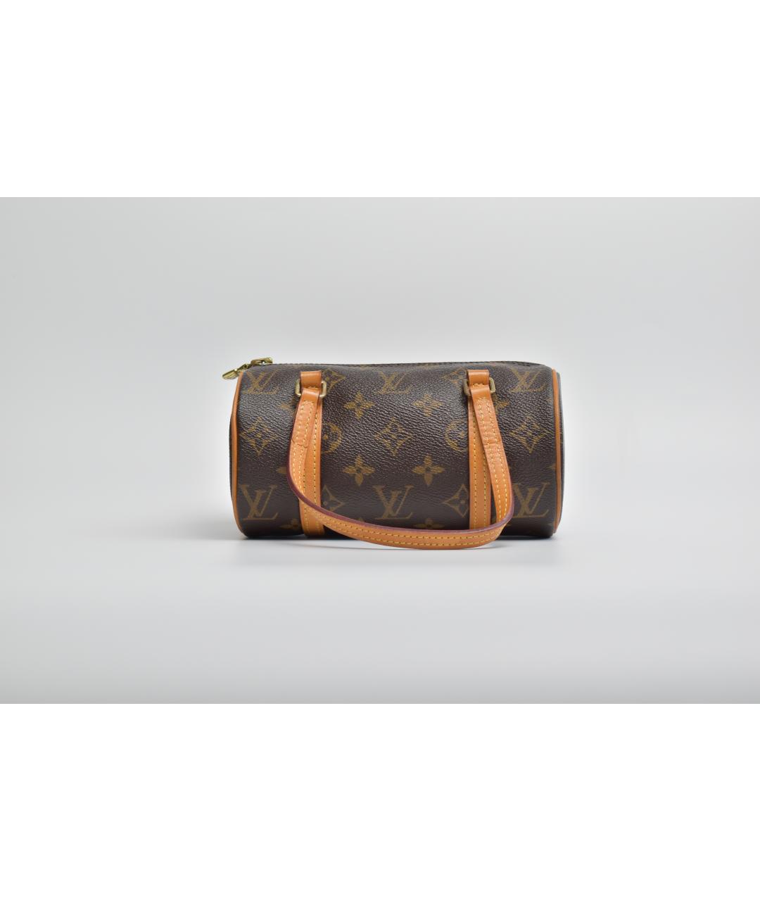 LOUIS VUITTON Коричневая сумка с короткими ручками, фото 3