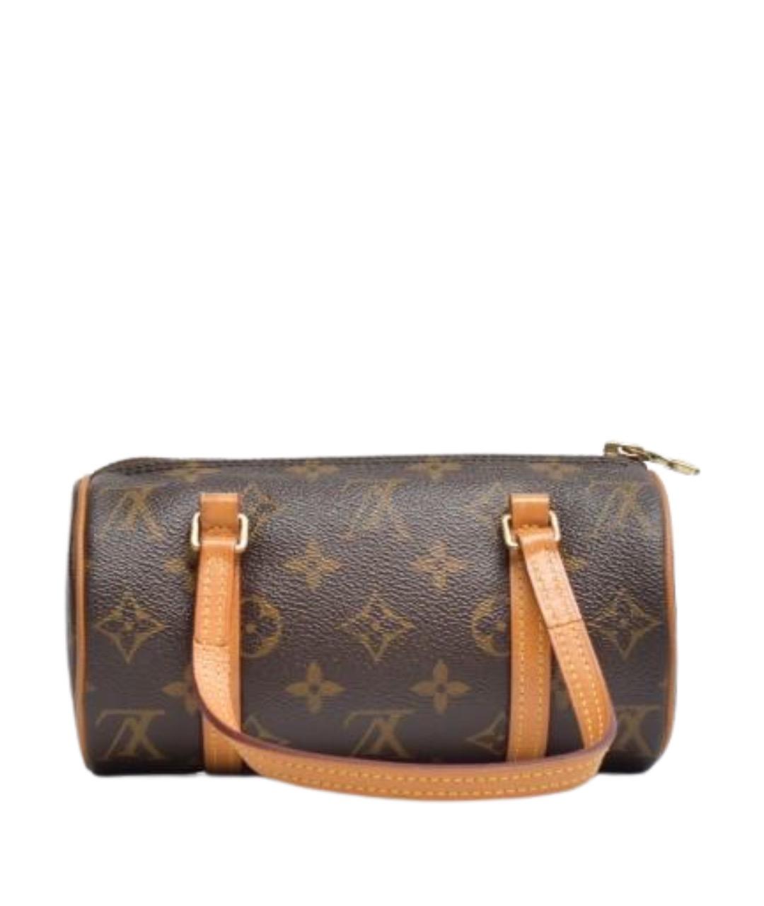 LOUIS VUITTON Коричневая сумка с короткими ручками, фото 1