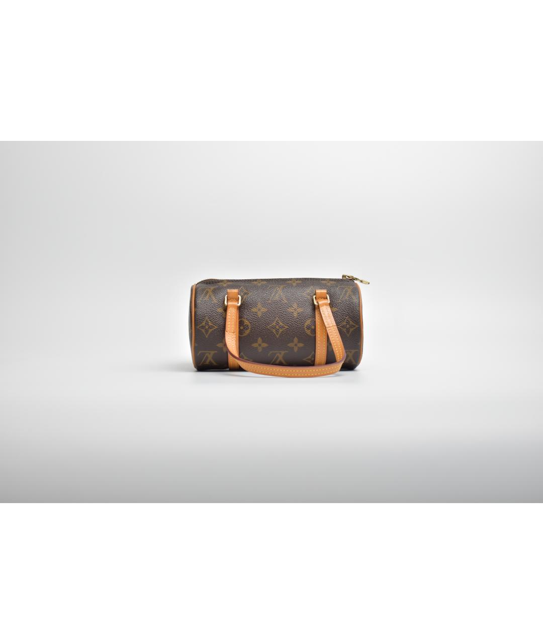 LOUIS VUITTON Коричневая сумка с короткими ручками, фото 9