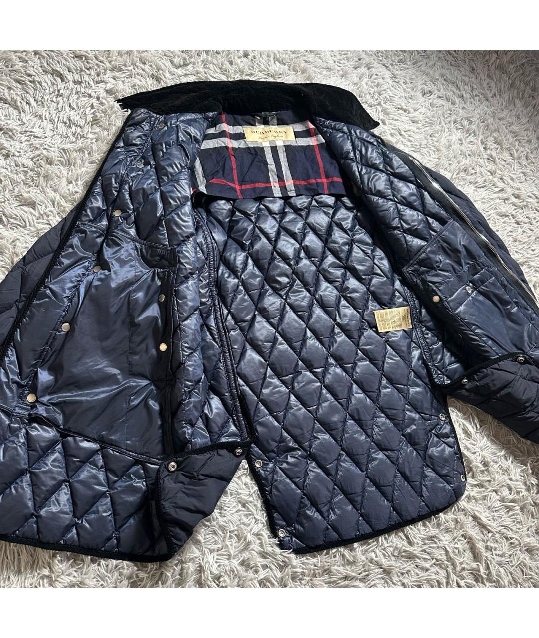 BURBERRY Темно-синяя куртка, фото 5