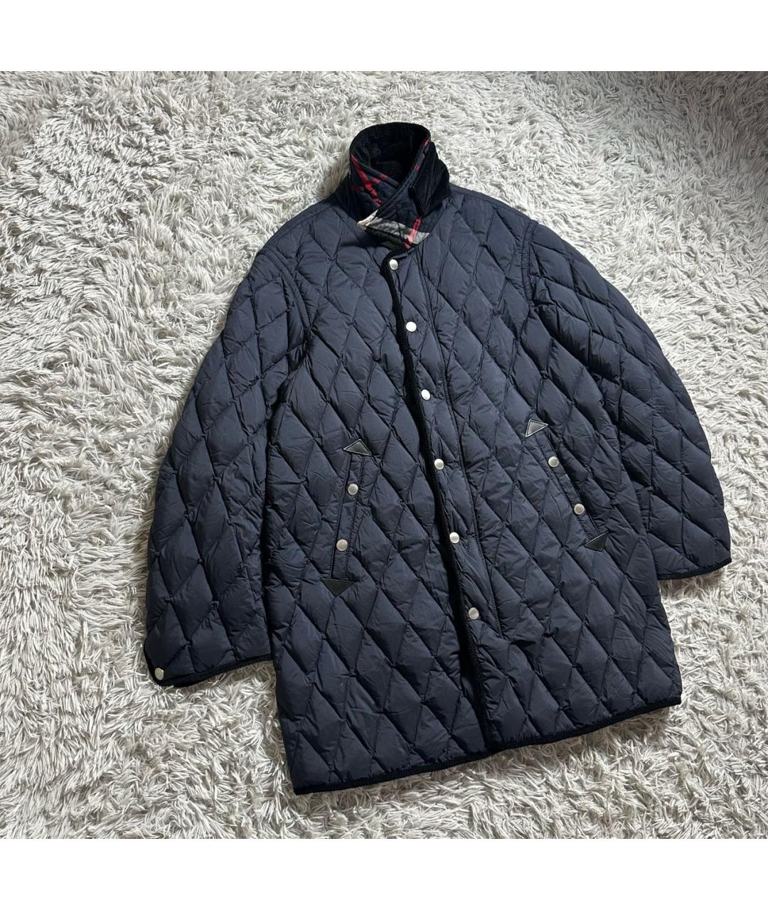 BURBERRY Темно-синяя куртка, фото 3