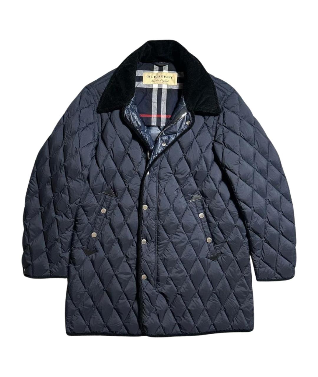 BURBERRY Темно-синяя куртка, фото 1