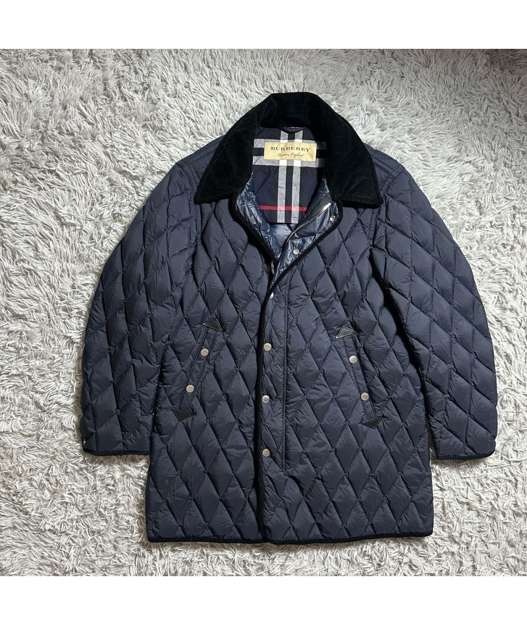 BURBERRY Темно-синяя куртка, фото 9