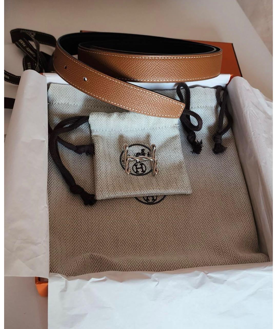 HERMES Мульти кожаный ремень, фото 5