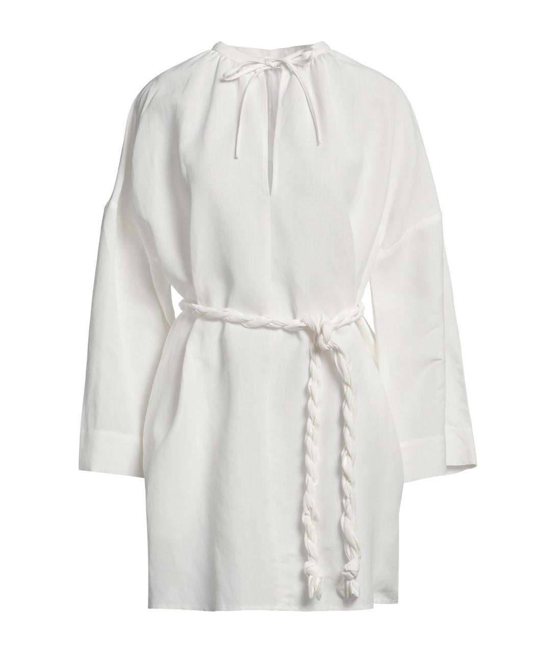 LIVIANA CONTI Белая льняная блузы, фото 1