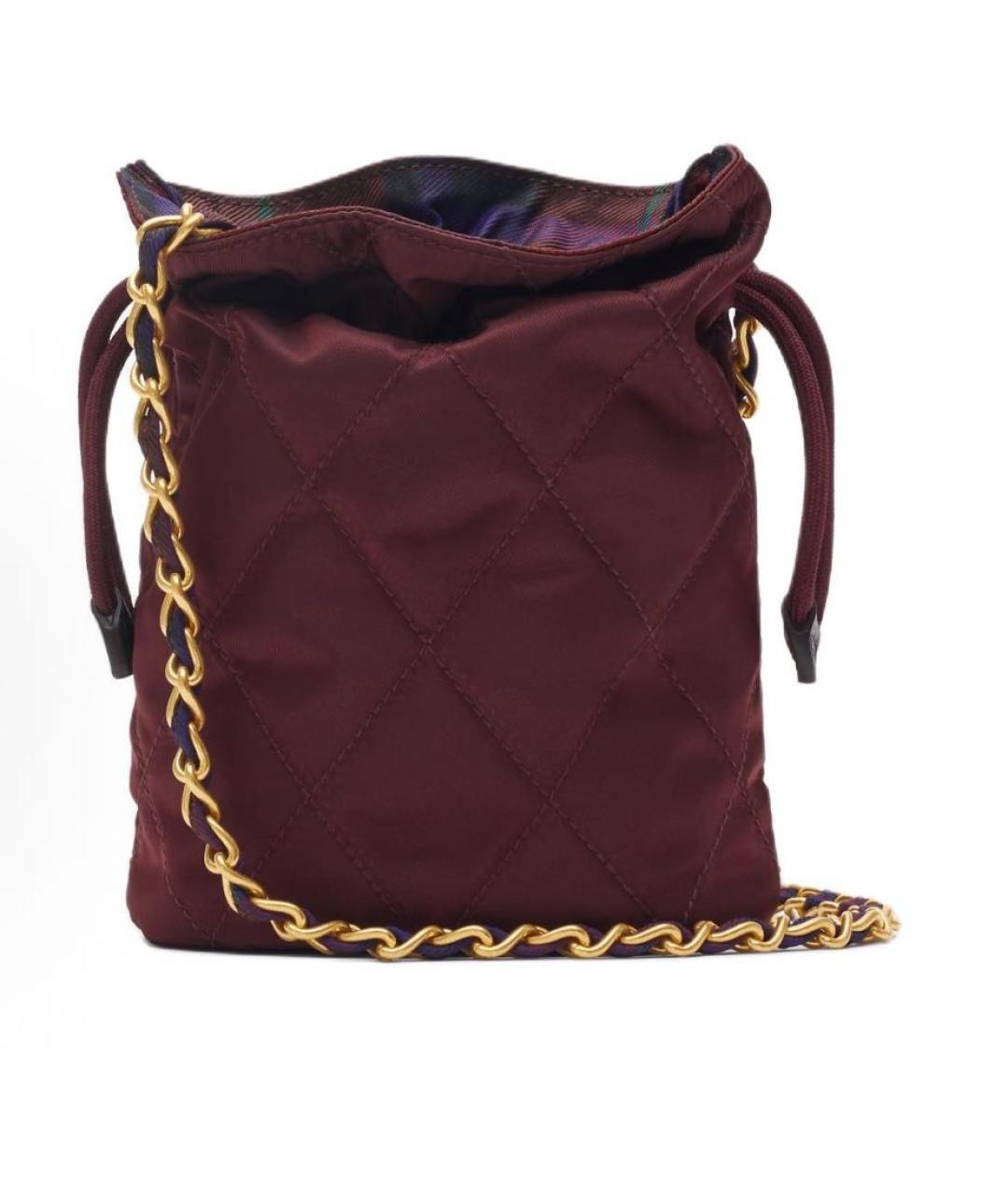 BURBERRY Бордовая сумка через плечо, фото 3