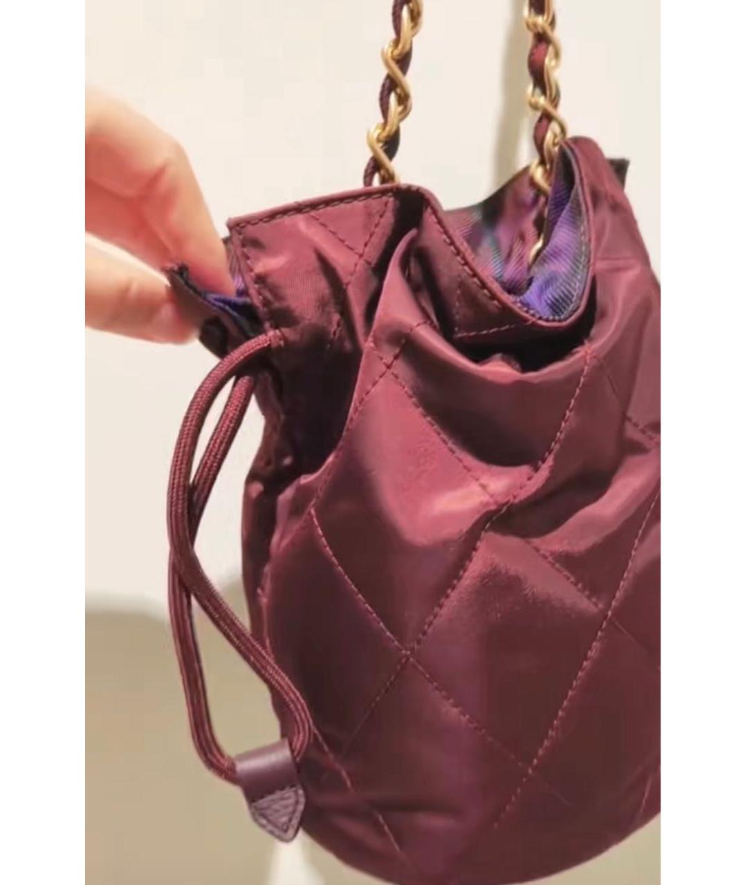 BURBERRY Бордовая сумка через плечо, фото 7