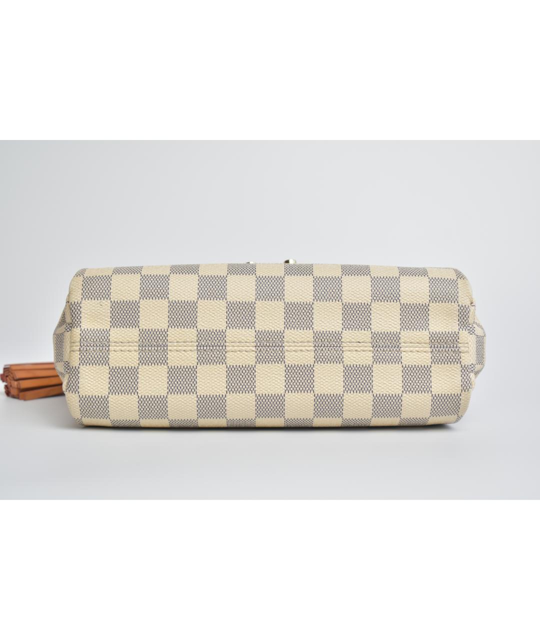 LOUIS VUITTON Белая сумка через плечо, фото 5