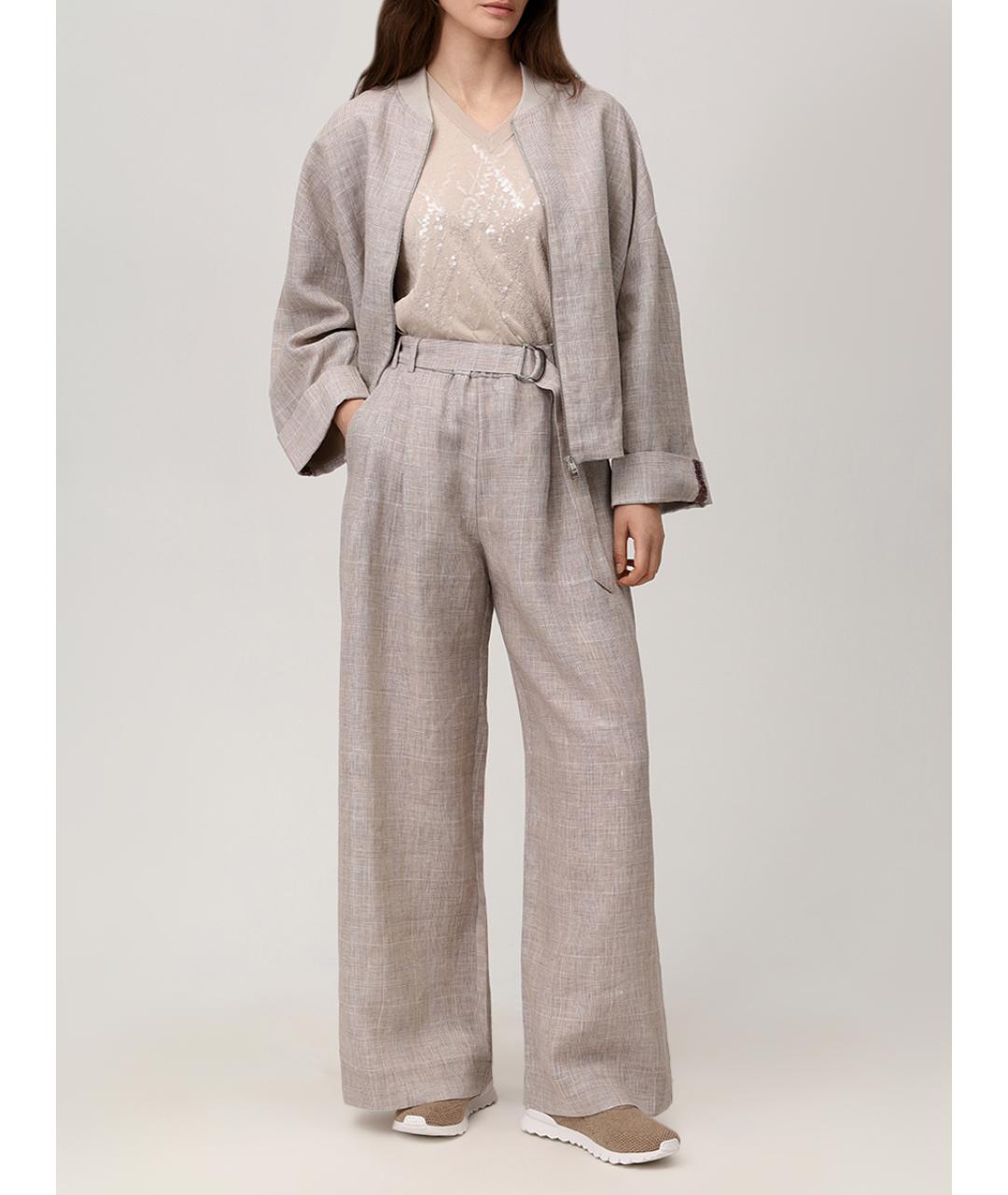 PANICALE Бежевая футболка, фото 2