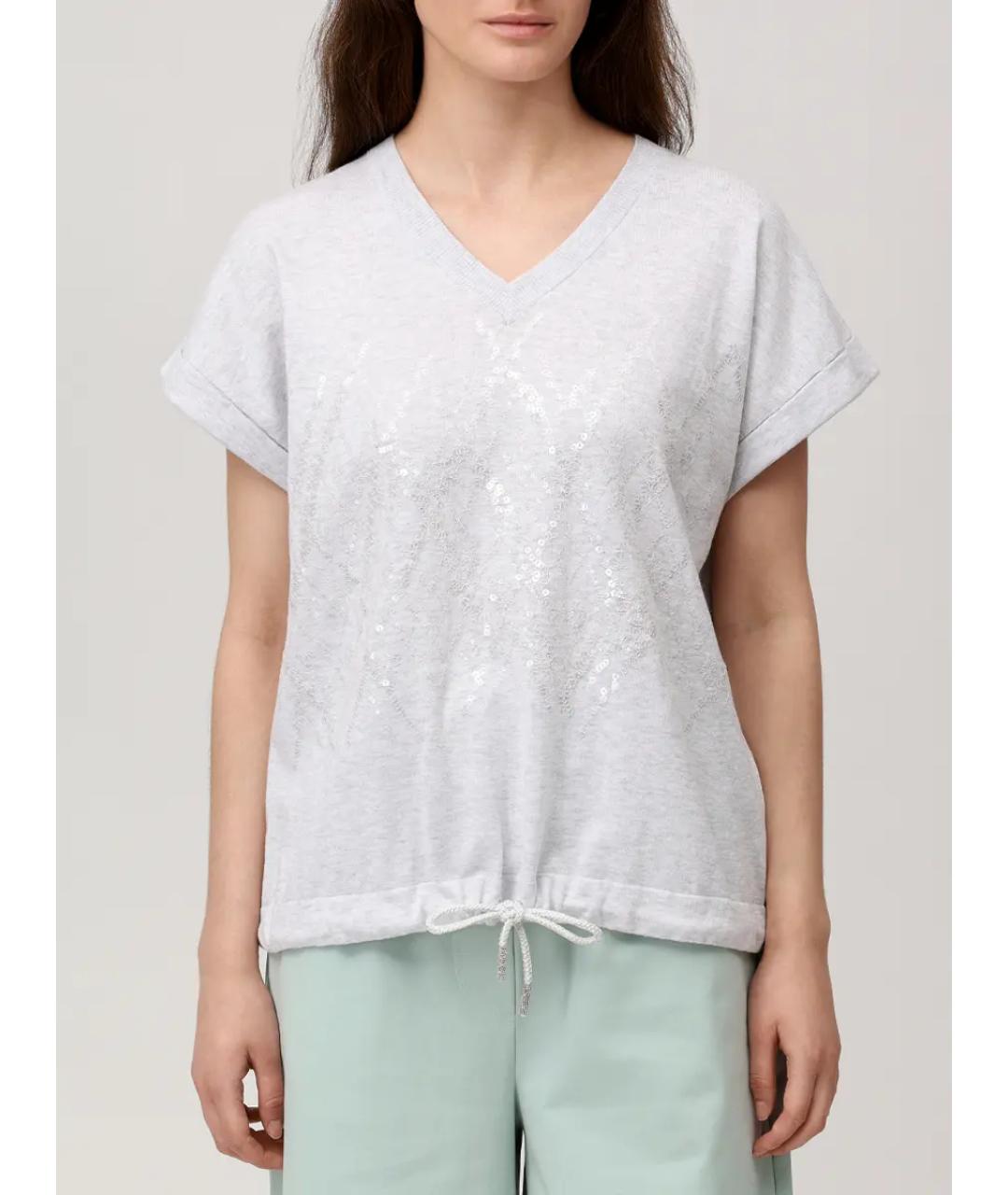 PANICALE Серая футболка, фото 4