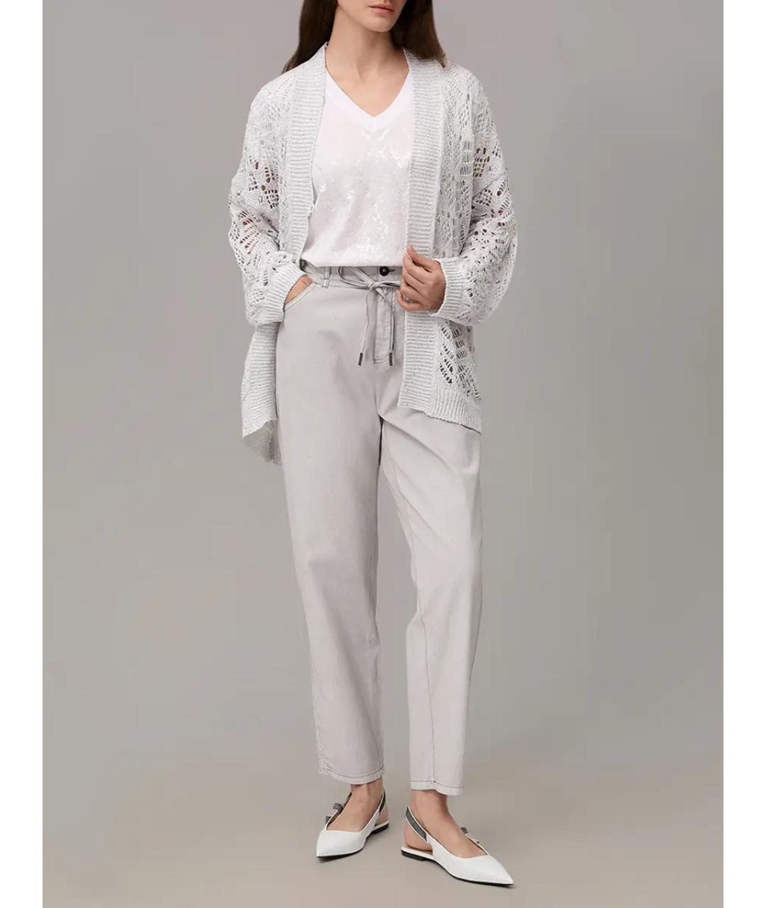 PANICALE Белый кардиган, фото 2