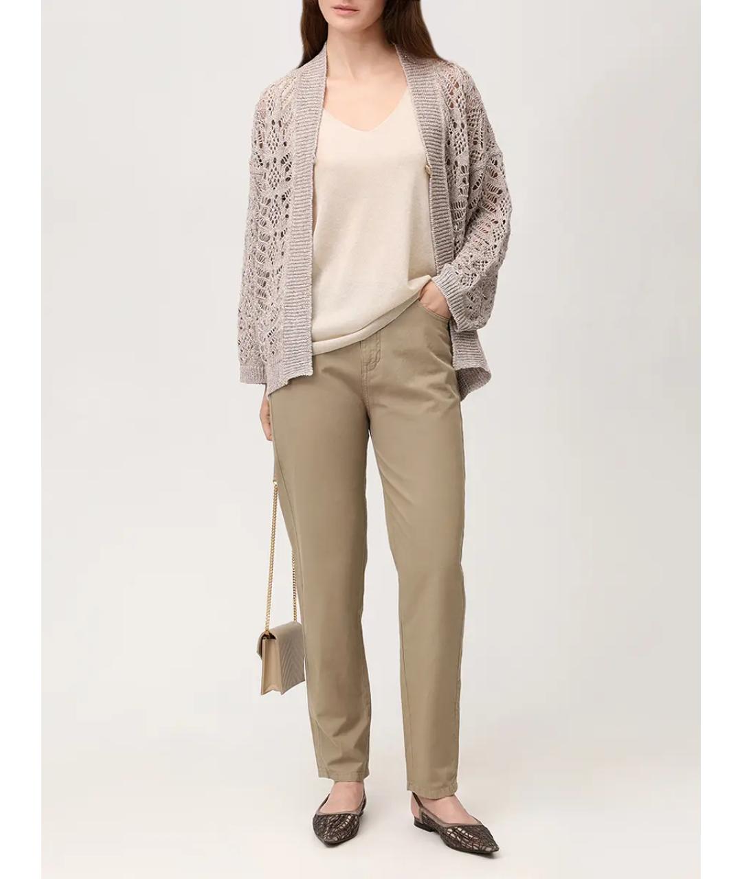 PANICALE Бежевый кардиган, фото 2