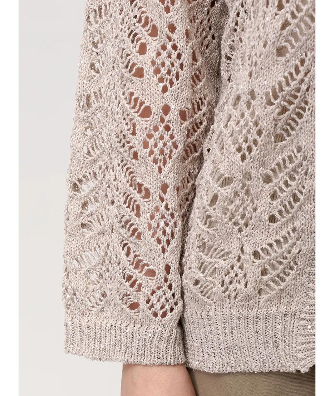 PANICALE Бежевый кардиган, фото 5