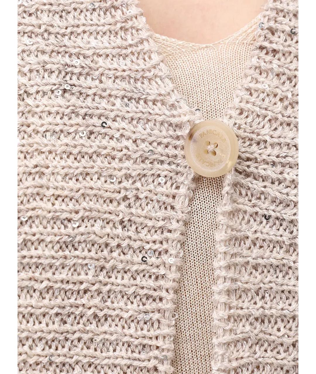 PANICALE Бежевый кардиган, фото 6