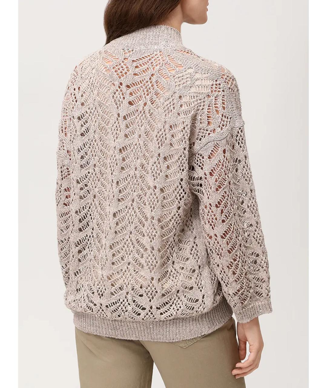 PANICALE Бежевый кардиган, фото 3