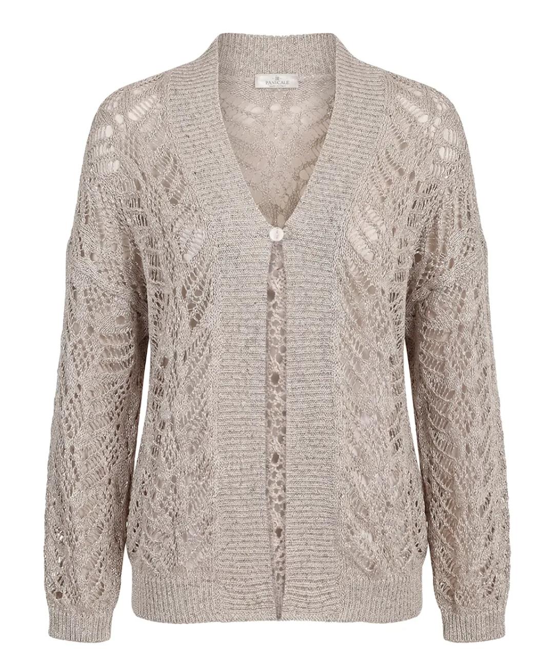 PANICALE Бежевый кардиган, фото 1