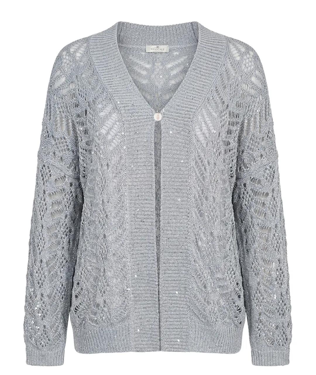PANICALE Серый кардиган, фото 1